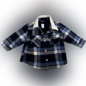 Baby gap blue plaid jacket.